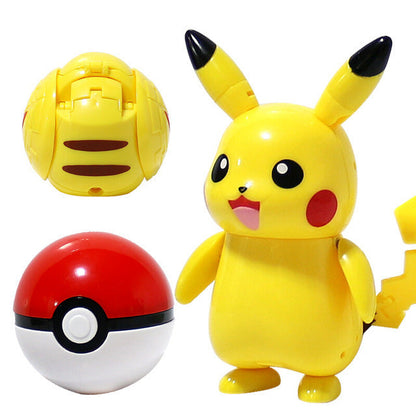 Jeu de figurines Pokémon avec Pokéballs - 2 personnages à collectionner