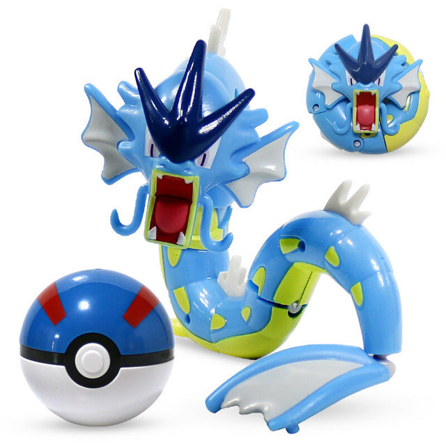 Jeu de figurines Pokémon avec Pokéballs - 2 personnages à collectionner