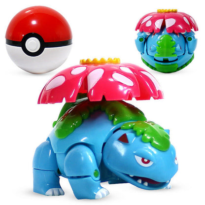 Jeu de figurines Pokémon avec Pokéballs - 2 personnages à collectionner