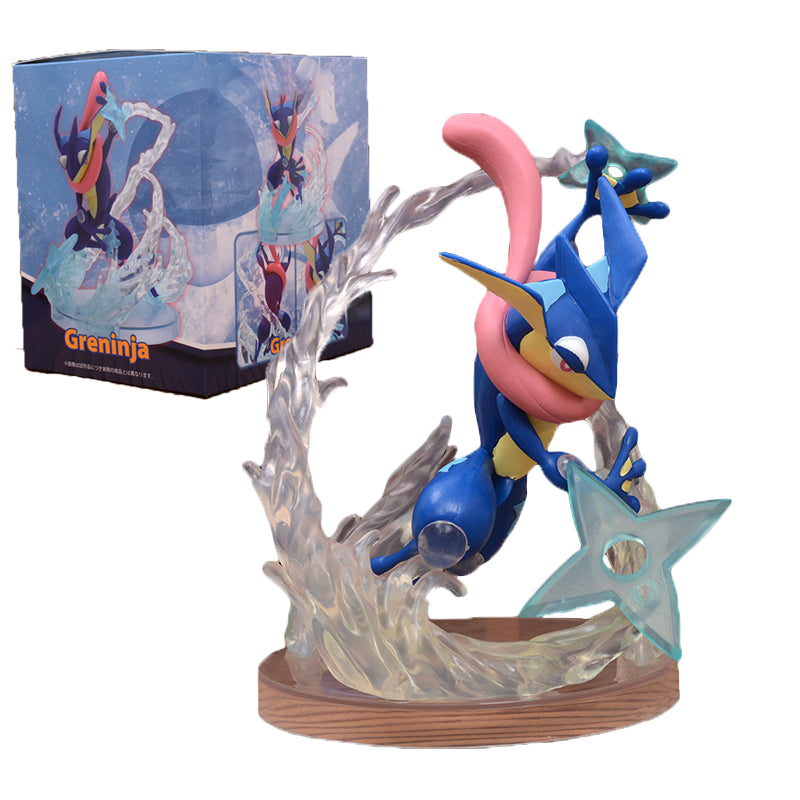 Figurine Greninja Quajutsu 13 cm avec décorations collector