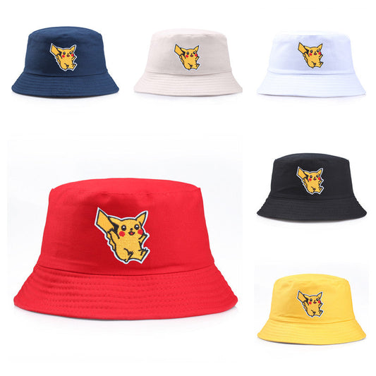 Chapeau de Pêcheur Pikachu Unisexe pour Enfants - 8 Couleurs Disponibles