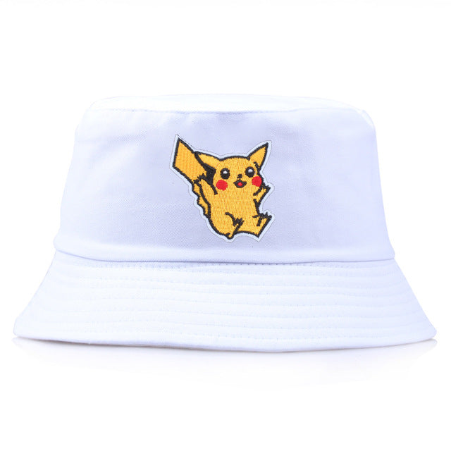 Chapeau de Pêcheur Pikachu Unisexe pour Enfants - 8 Couleurs Disponibles