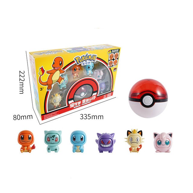 Pokémon Pokéball mit gesichtswechselnder Pokémonfigur kaufen