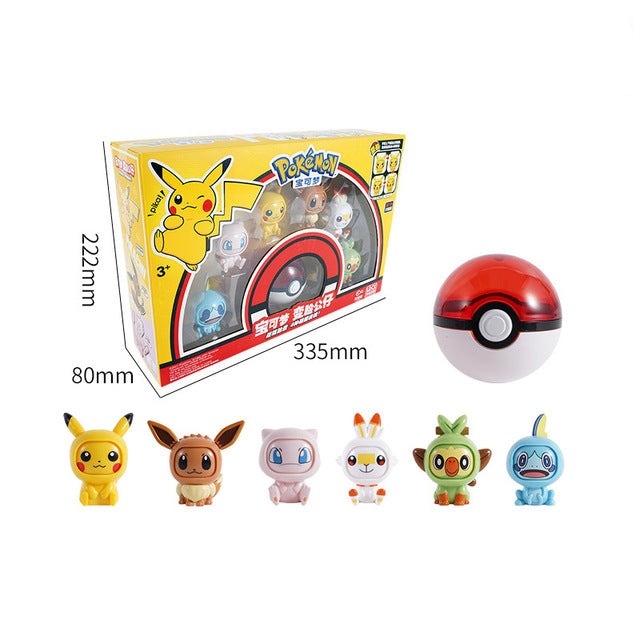 Pokémon Pokéball mit gesichtswechselnder Pokémonfigur kaufen