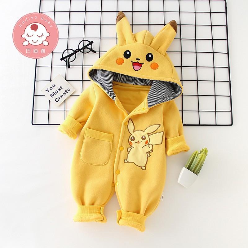 Pélelé Bébé Pikachu Joyeux - Le Costume Adorable pour Câlins