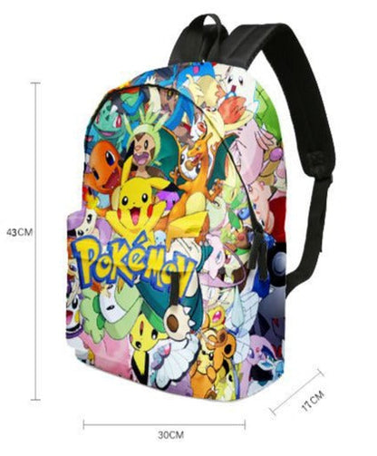 Sac à dos Pikachu avec étui à stylos pour l'école