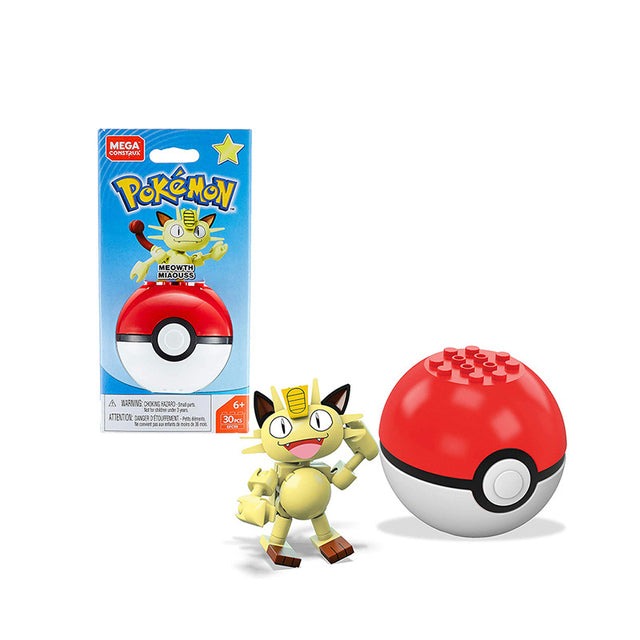 Pokémon Mega Construx Bauset mit Figur und Pokéball kaufen