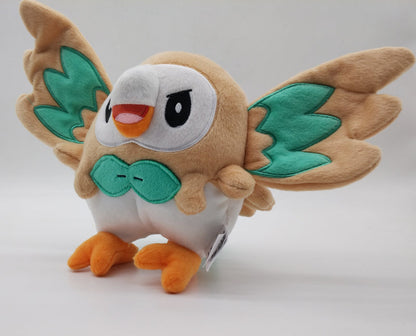 Peluche Bauz Pokémon 15 cm - Compagnon Moelleux Plante/Volant