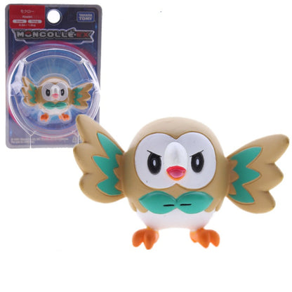 Figurine Rowlet Bauz - 4 cm Type Plante/Volant