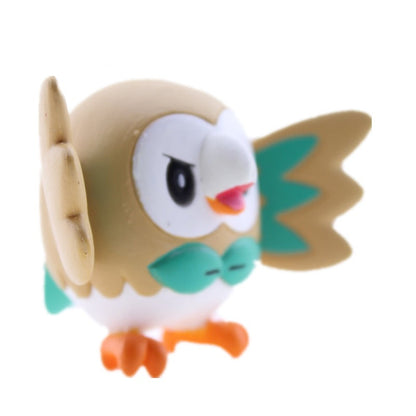 Figurine Rowlet Bauz - 4 cm Type Plante/Volant