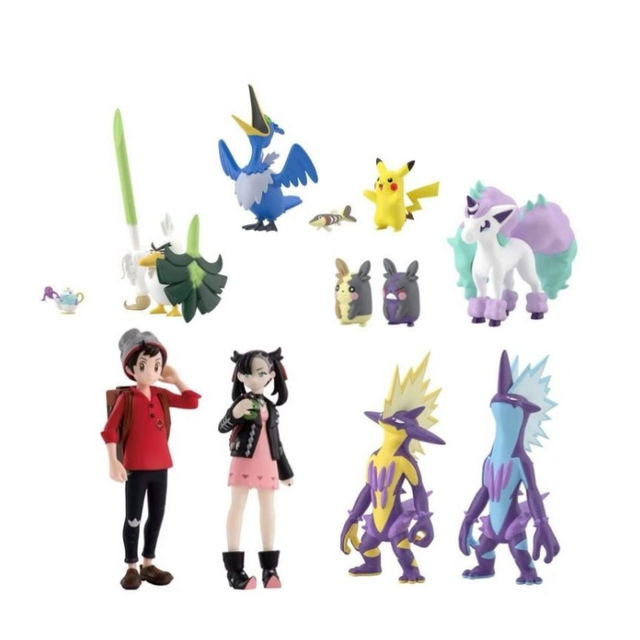 Pokémon Figuren mit Trainer und Pokemon - verschiedene Motive kaufen