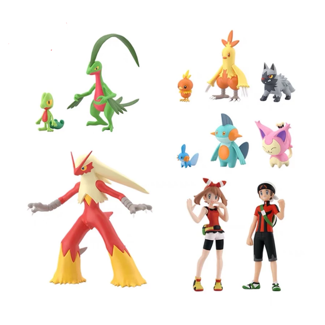 Pokémon Figuren mit Trainer und Pokemon - verschiedene Motive kaufen