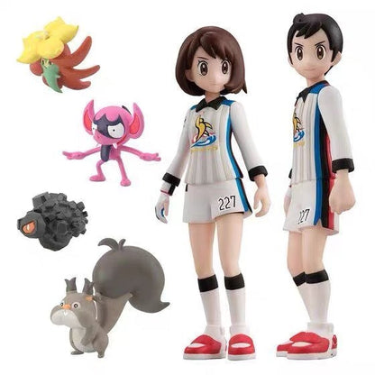 Pokémon Figuren mit Trainer und Pokemon - verschiedene Motive kaufen