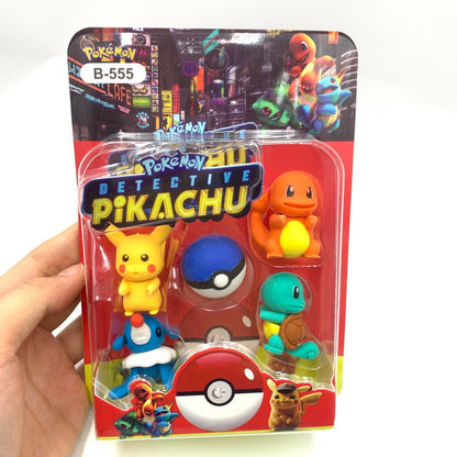 Gomme Pokémon Pikachu 3 en 1 - Set Amusant et Pratique