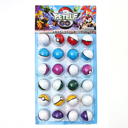 Set de 24 Poké Balls con figuras Pokémon