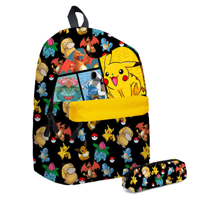 Sac à dos et trousse Pokémon pour enfants - Un ensemble coloré et amusant