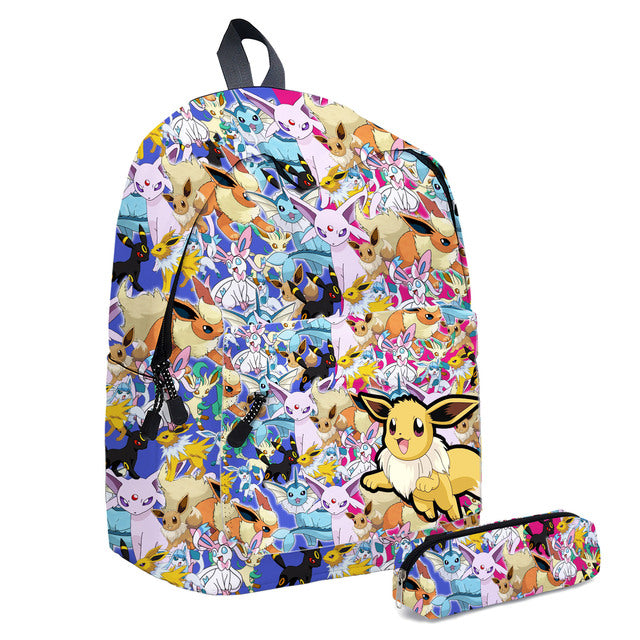 Pokémon Kinder Schulrucksack und Stiftetui kaufen