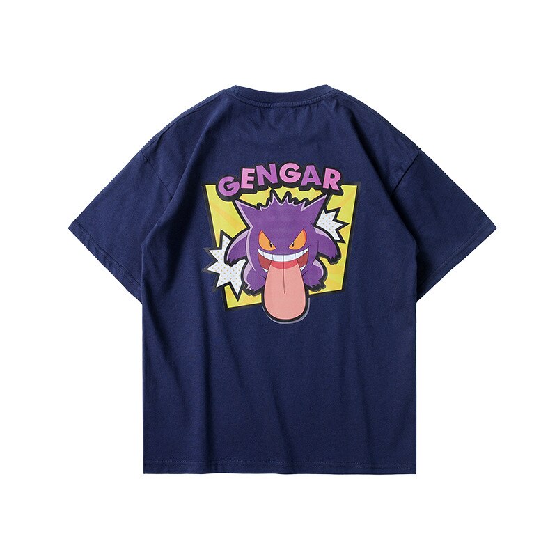 T-shirt d'été pour enfants Gengar - Style Pokémon amusant !