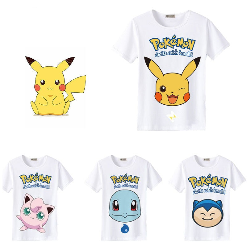 T-shirts d'été Pokémon et Pikachu - 13 designs uniques pour fans