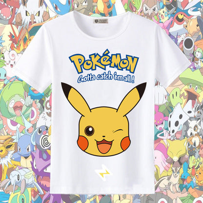 Pokemon und Pikachu Sommer T-Shirts in vielen tollen Motiven kaufen