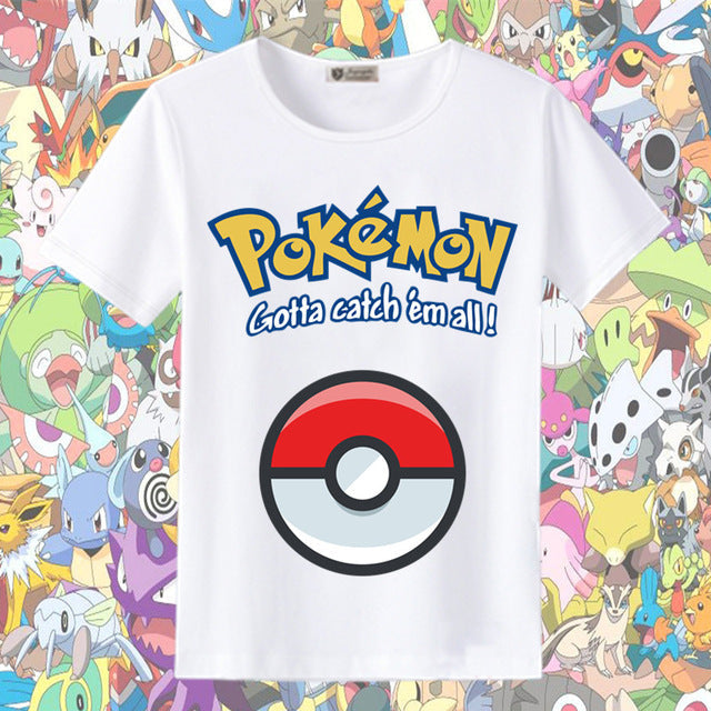 Pokemon und Pikachu Sommer T-Shirts in vielen tollen Motiven kaufen