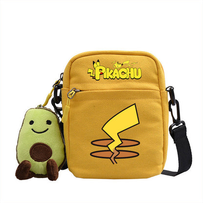 Canvas Pokemon Messenger Tasche, Slingbag Umhängetasche in vielen Motiven kaufen