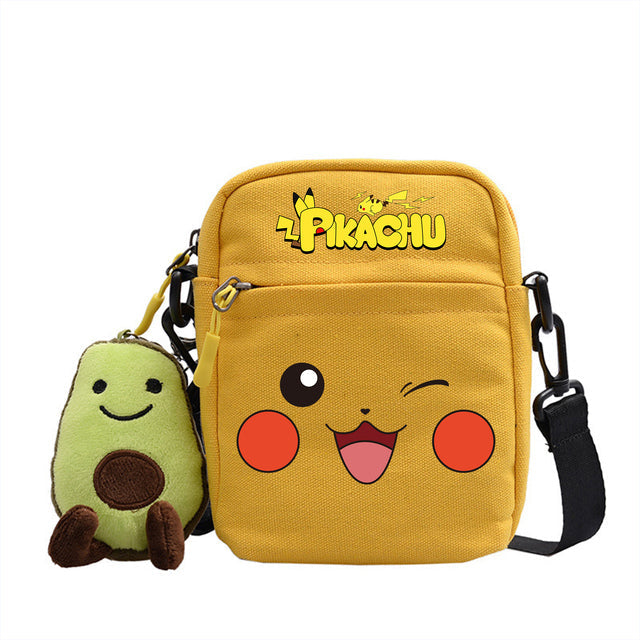 Canvas Pokemon Messenger Tasche, Slingbag Umhängetasche in vielen Motiven kaufen