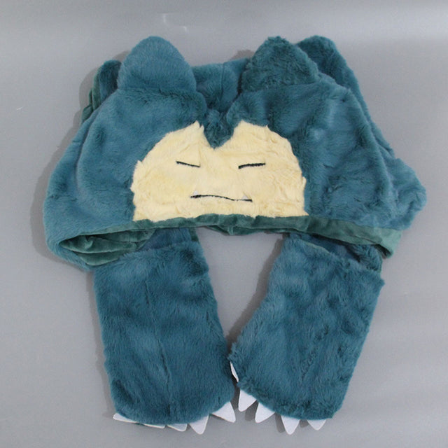 Pokémon Relaxo Snorlax plüschige Cosplay Mütze mit langen Ohren kaufen