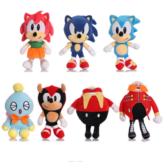 Peluches Super Sonic - 7 motifs adorables à câliner