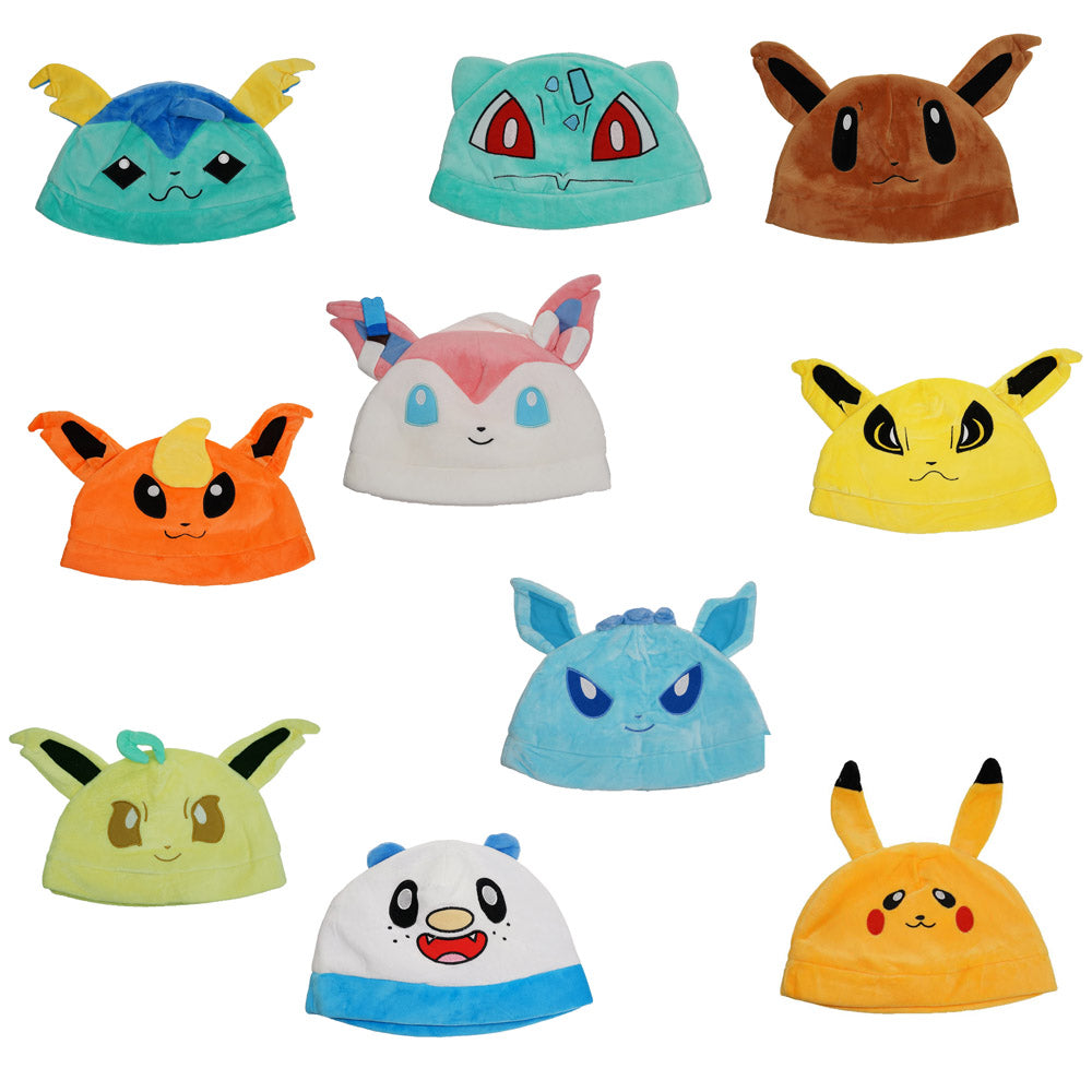 Casquette en Peluche Pokémon : 14 Designs Adorables