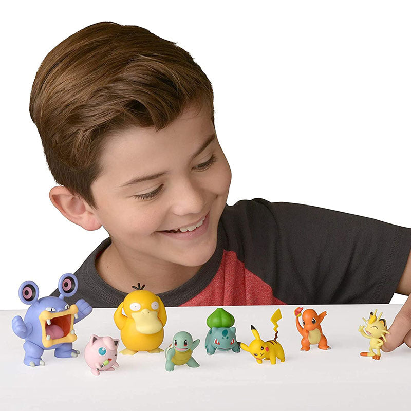 Pack de Figurines Pokémon Battle - 8 Personnages Époustouflants