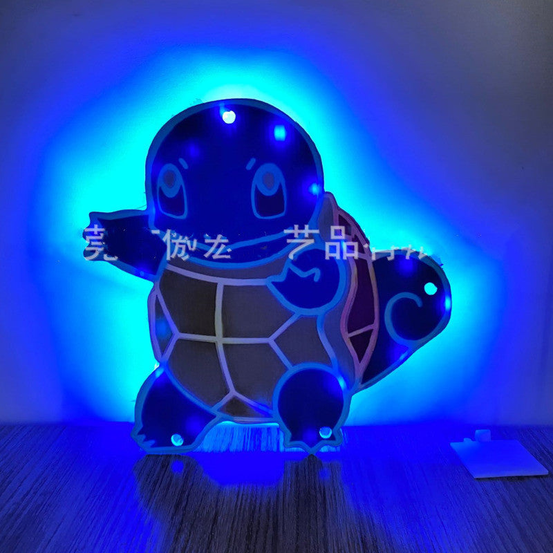 Lámpara de pared con luz de neón LED Pokémon