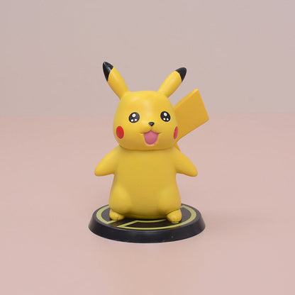 Sets de figuras de Pokemon Pikachu Mewtu y otros con 6 Pokemon cada uno