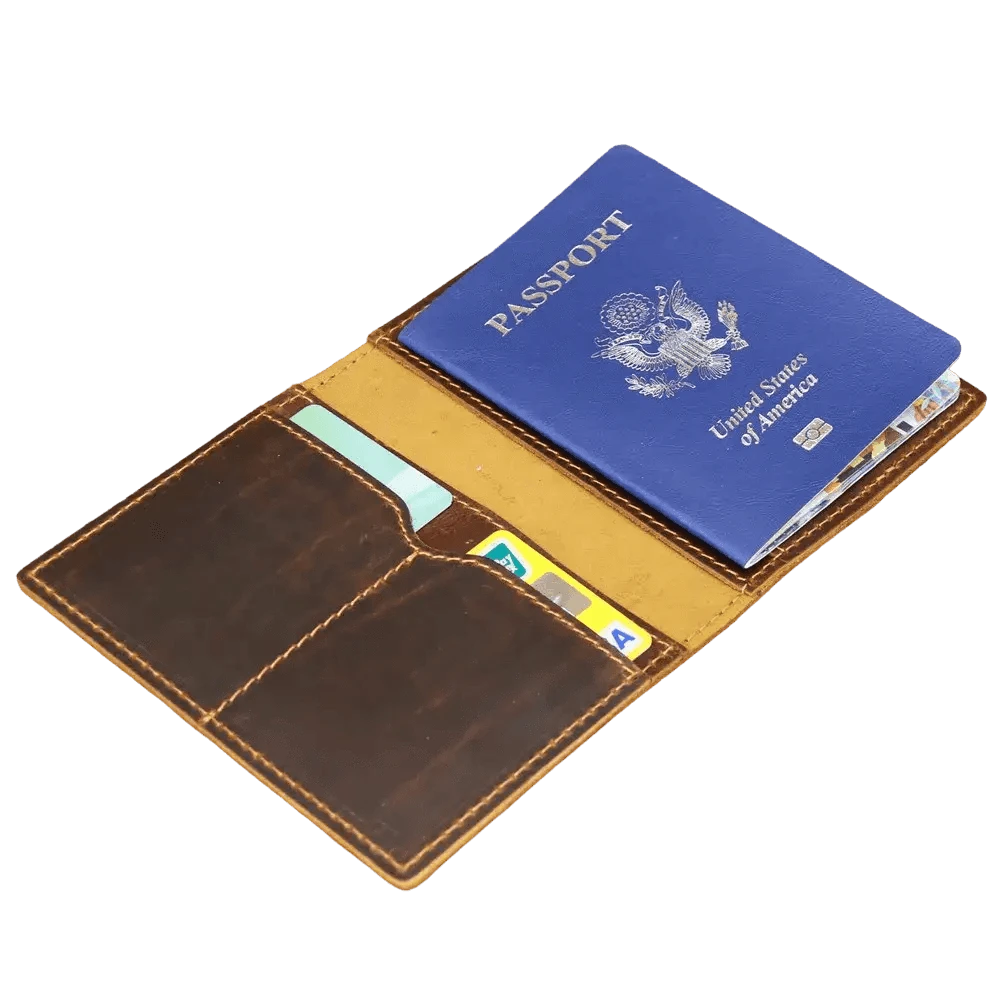 Protège passeport Maltais (En cuir véritable) - Passeport Cases