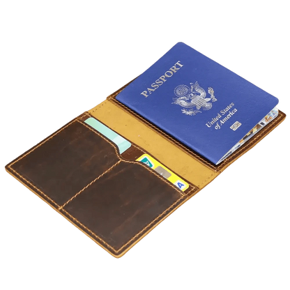 Protège passeport Maltais (En cuir véritable) - Passeport Cases