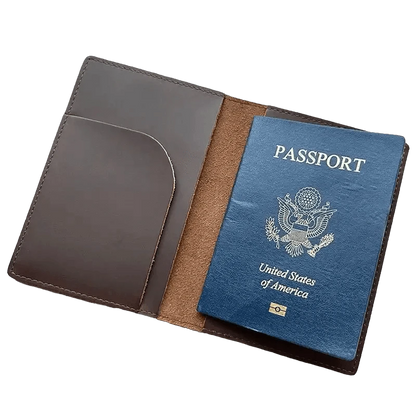 Protège passeport Moldave (En cuir véritable) - Passeport Cases