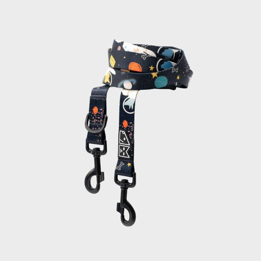 Adjustable leash for dogs - Dog design of space 🛰️ - Made in Europe