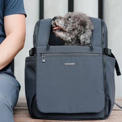 Pet Transport Back Bag <10 kg - elegant en functioneel ontwerp - zwart