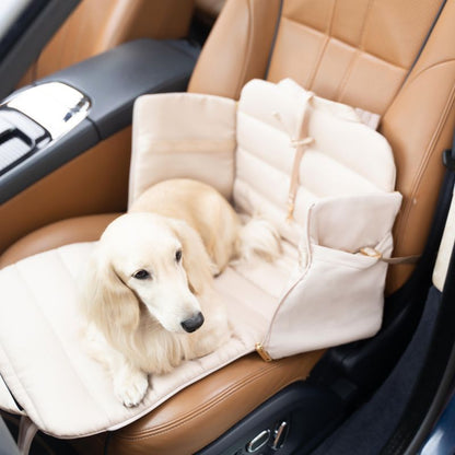 Converteerbare en opvouwbare transporttas voor honden - Sand Beige