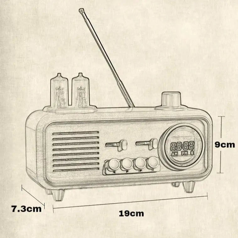 Radio Réveil Vintage