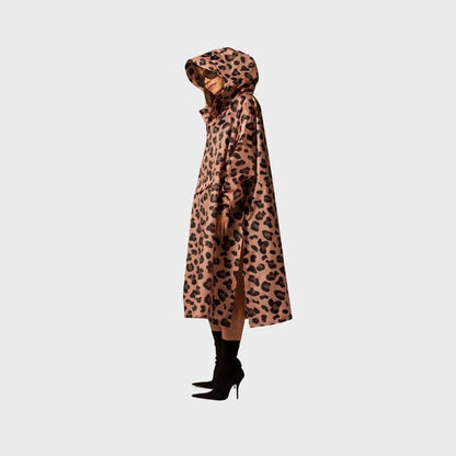 Unisex poncho regnrock - rosa panther