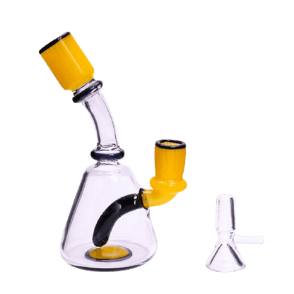 rig en verre jaune 