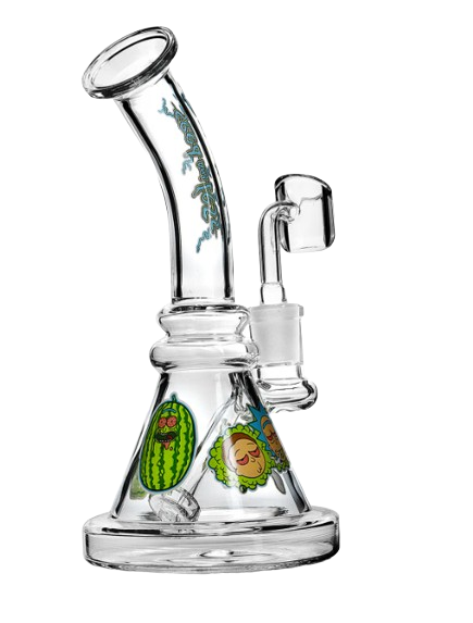 Bong à Huile Rick & Morty - Chef-d'Œuvre en Verre de 19 cm