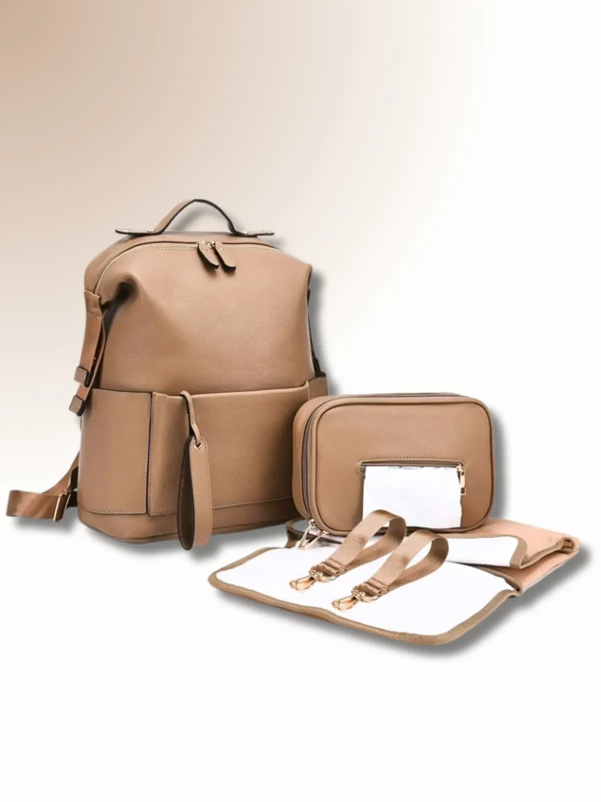 Sac a langer bebe | ModernBag™ - Camel