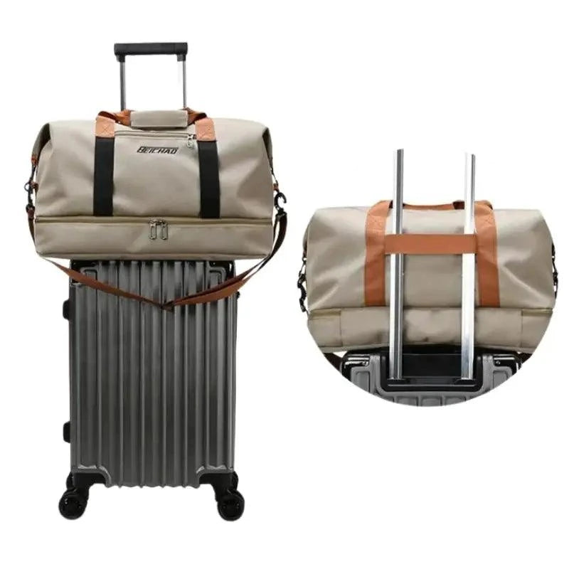 Sac de Voyage avec Rangement Chaussures - Passeport Cases