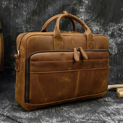 Sacoche Ordi Cuir Homme - Passeport Cases