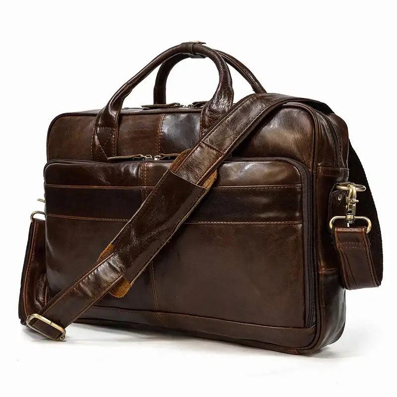 Sacoche Ordi Cuir Homme - Passeport Cases