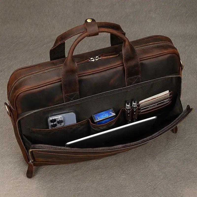 Sacoche Ordi Cuir Homme - Passeport Cases