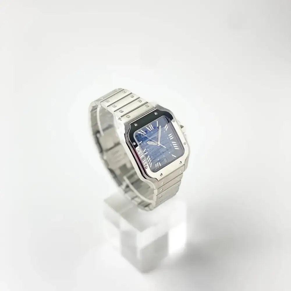 Santos De Cartier Blue Dial Large - Passeport Cases