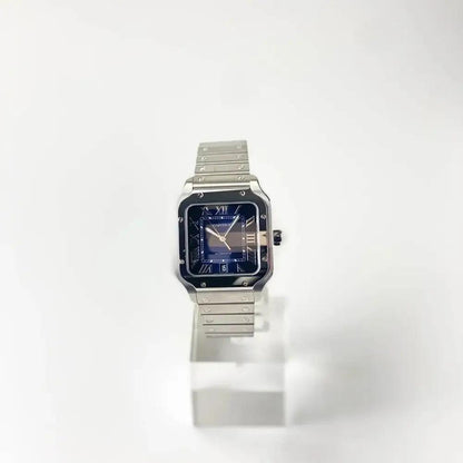 Santos De Cartier Blue Dial Large - Passeport Cases